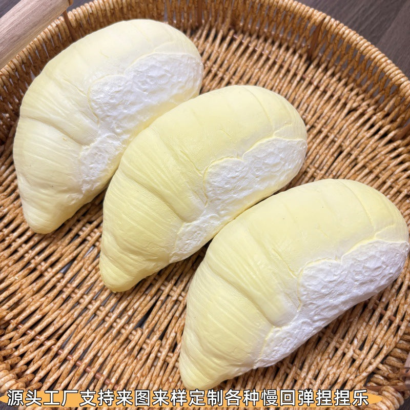 Super soft and milky artificial durian slow rebound decompression vent pinch fun xiaohongshu same style small toy customization