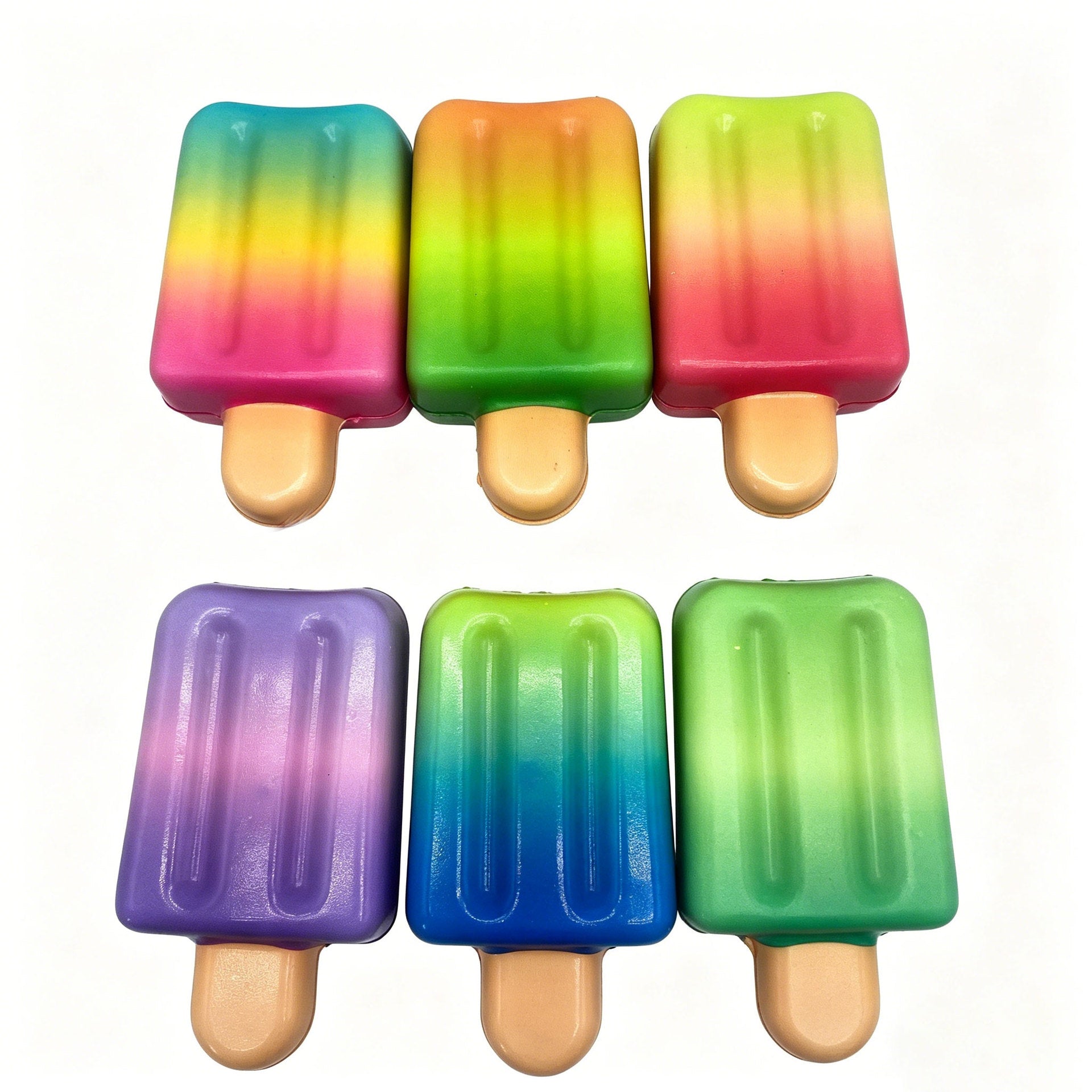 New ice cream popsicle popsicle pinch music decompression decompression toy slow rebound creative vent ice cream rainbow color