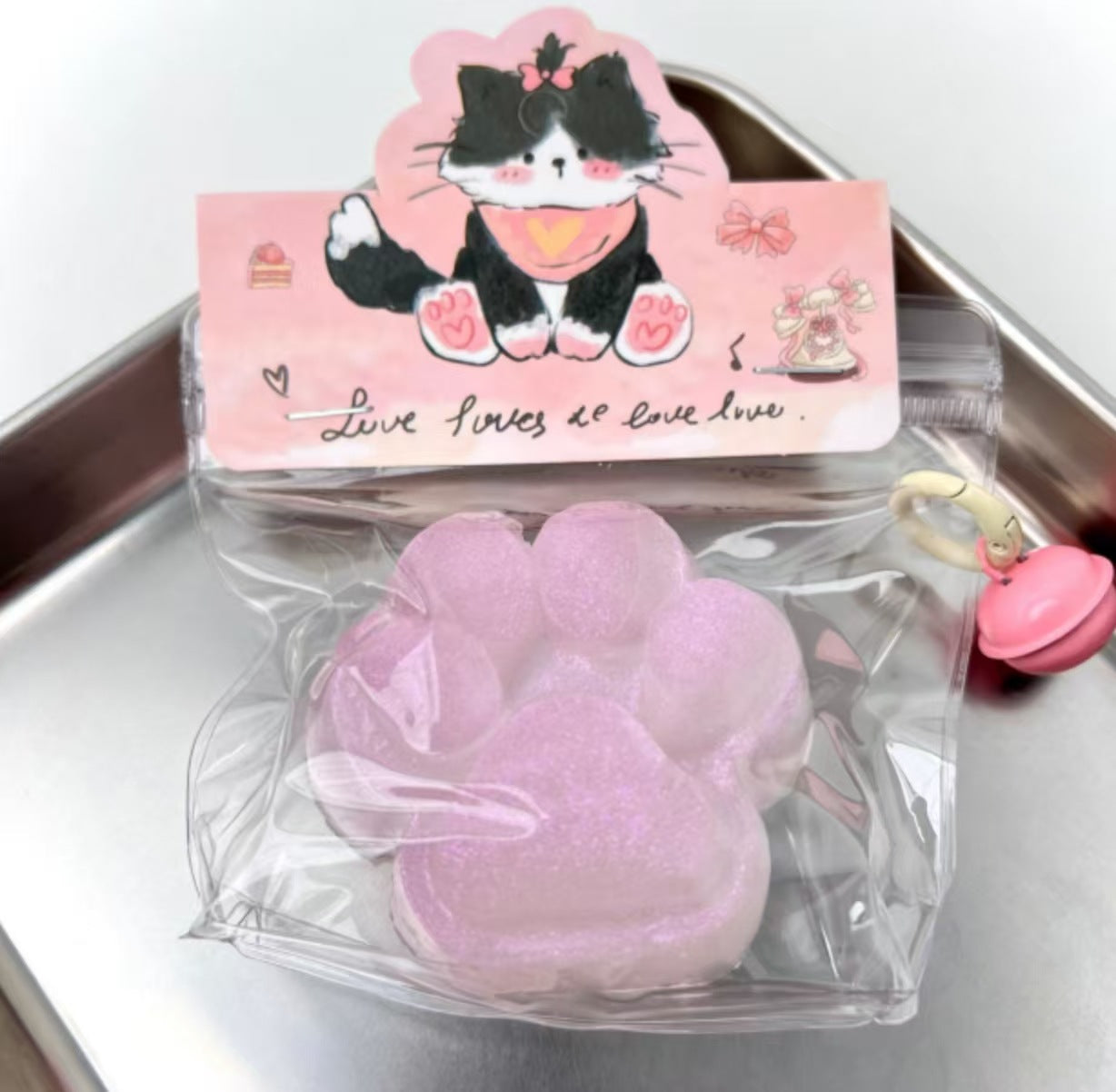 Cat's claw series cream mud dry bar mud kneading music feeling food grade silicone children's toy decompression kneading music toy