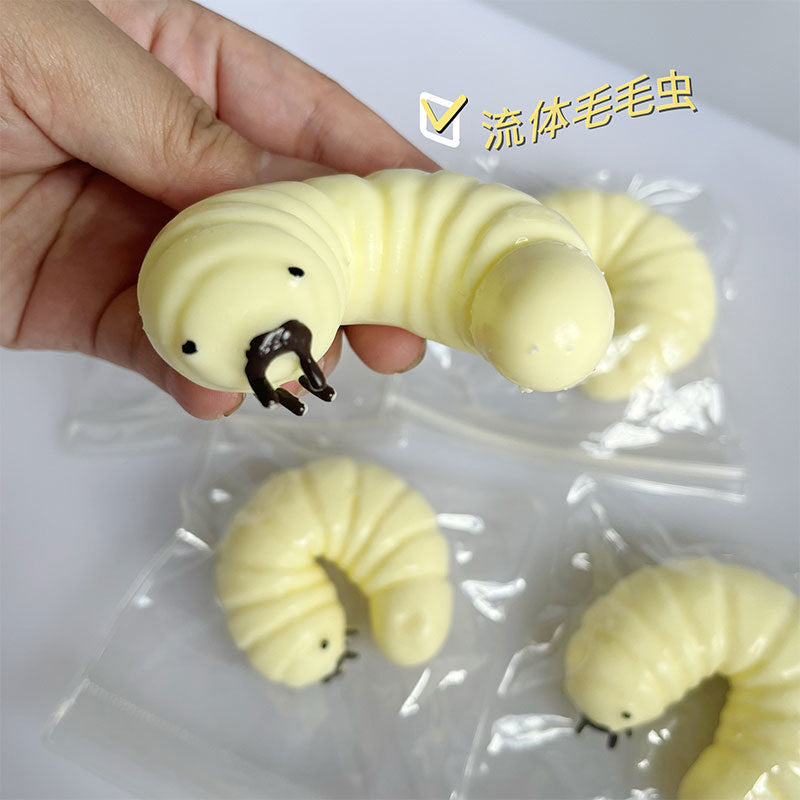 Speechless small steamed buns, pinch Le water feeling burst pulp, cream feeling decompression DIY food grade silicone homemade decompression toy