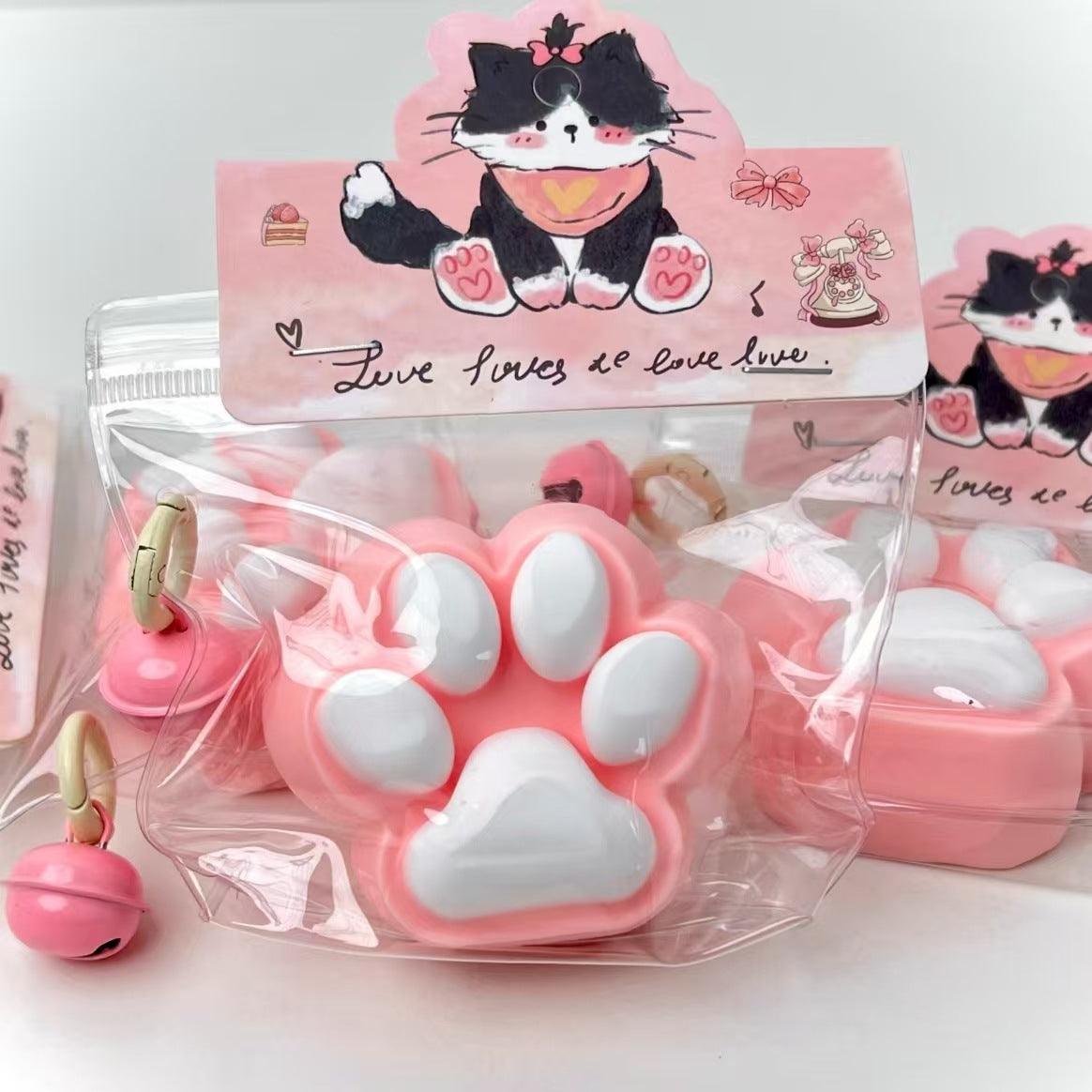 Cat's claw series cream mud dry bar mud kneading music feeling food grade silicone children's toy decompression kneading music toy