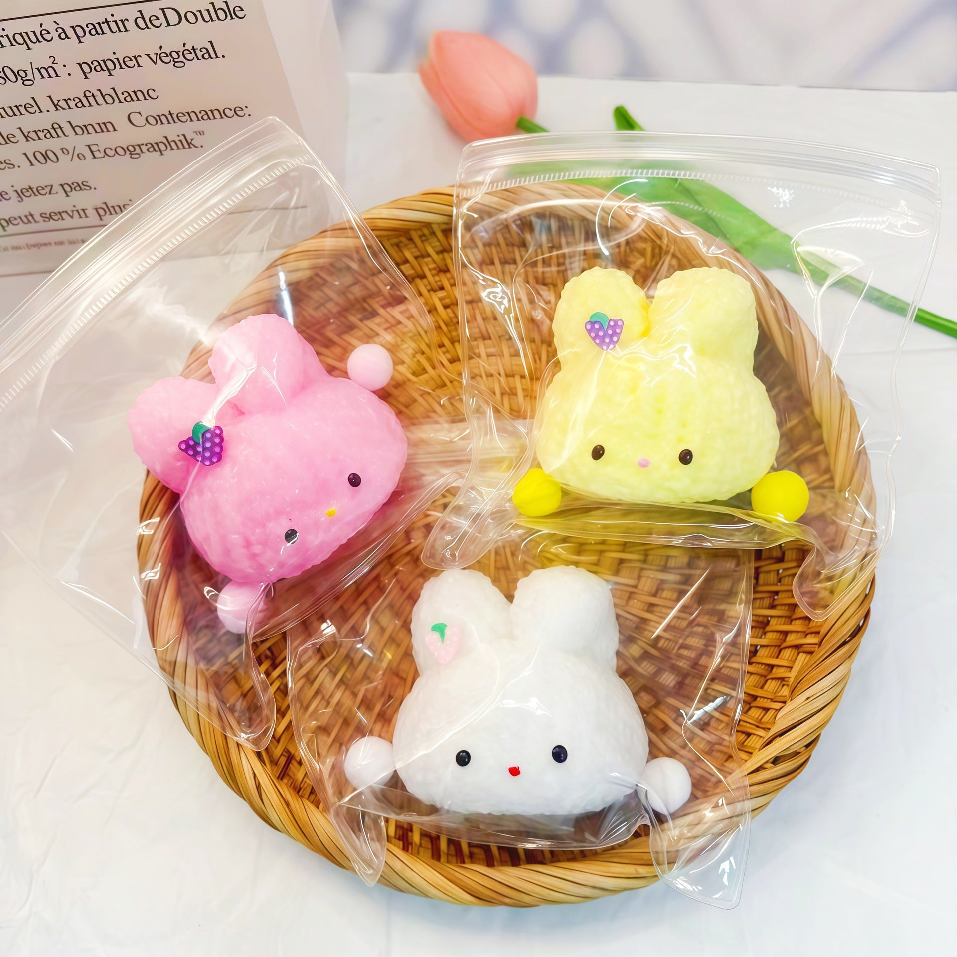 Speechless small steamed buns, pinch Le water feeling burst pulp, cream feeling decompression DIY food grade silicone homemade decompression toy