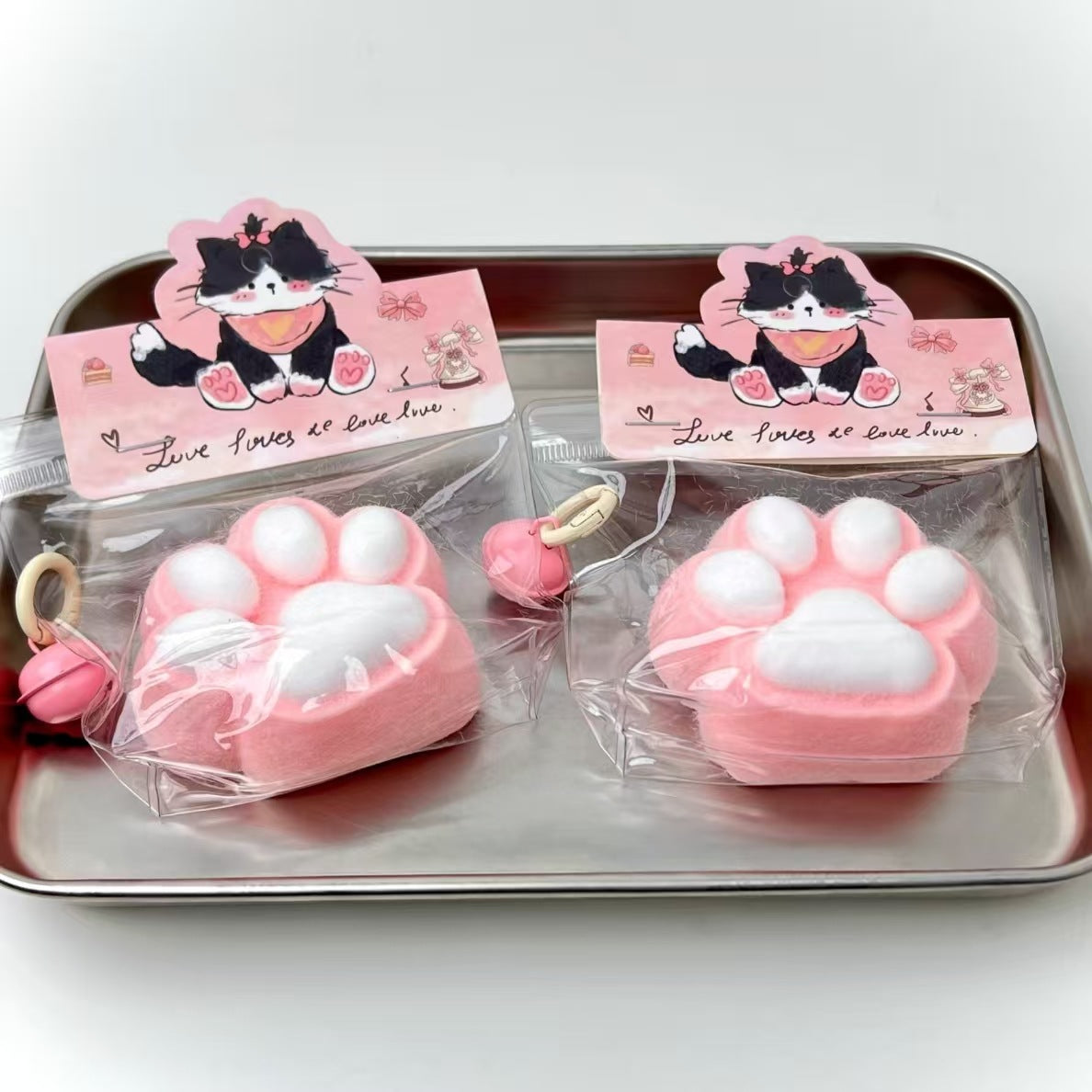 Cat's claw series cream mud dry bar mud kneading music feeling food grade silicone children's toy decompression kneading music toy