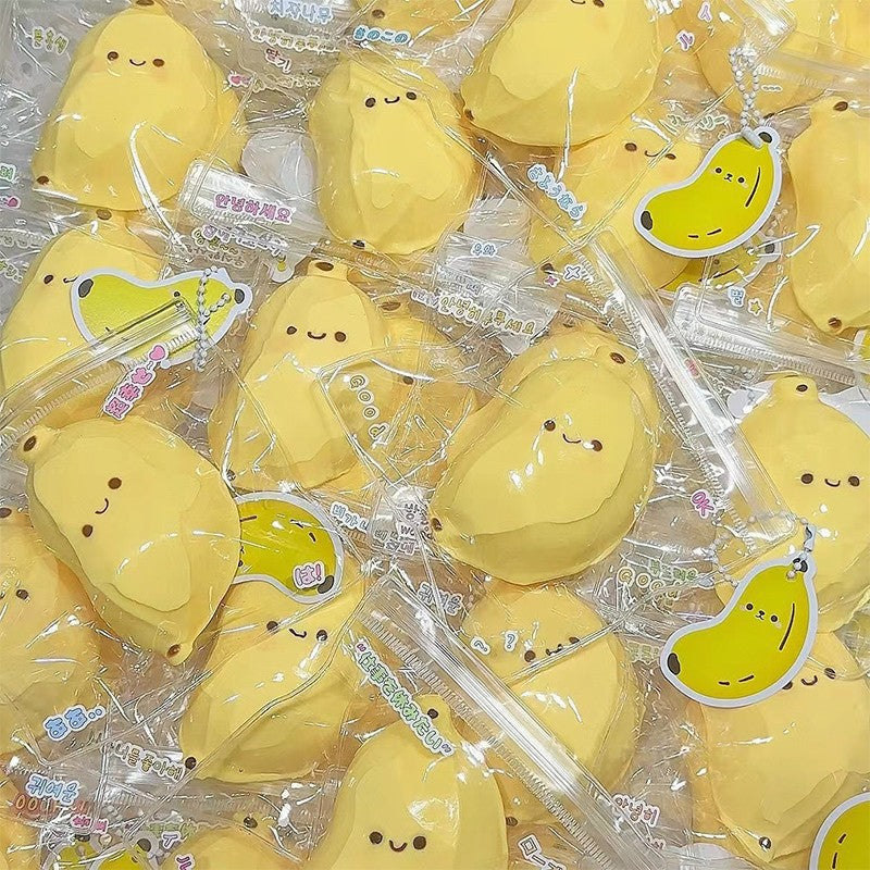 Speechless small steamed buns, pinch Le water feeling burst pulp, cream feeling decompression DIY food grade silicone homemade decompression toy