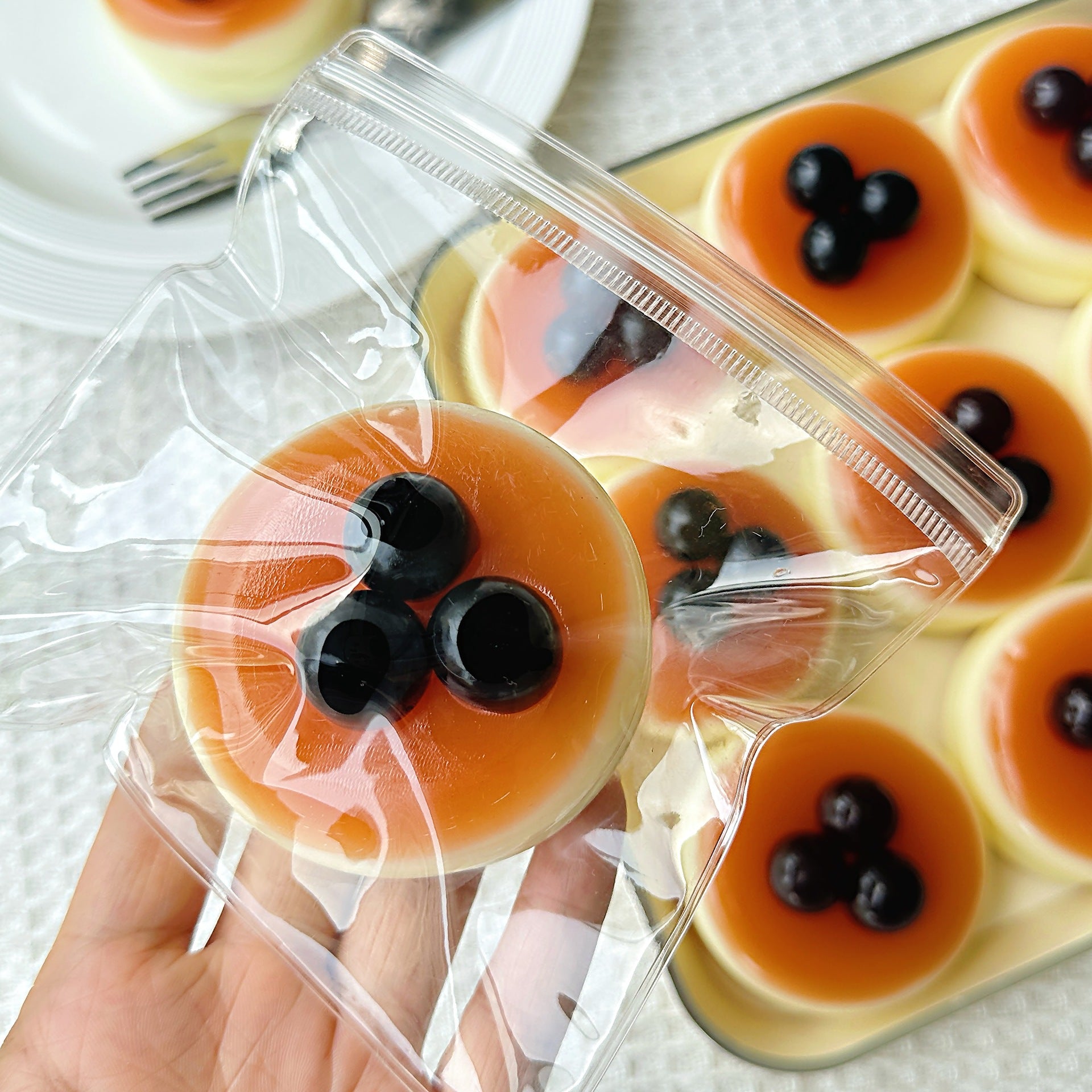 Speechless small steamed buns, pinch Le water feeling burst pulp, cream feeling decompression DIY food grade silicone homemade decompression toy
