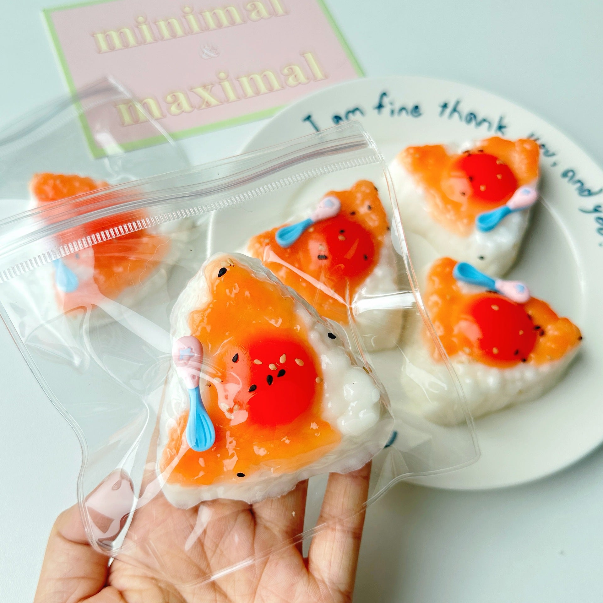 Speechless small steamed buns, pinch Le water feeling burst pulp, cream feeling decompression DIY food grade silicone homemade decompression toy