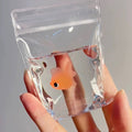Cross-border transparent goldfish bag silicone pinch fun xiaohongshu same style decompression artifact decompression toy hot wholesale