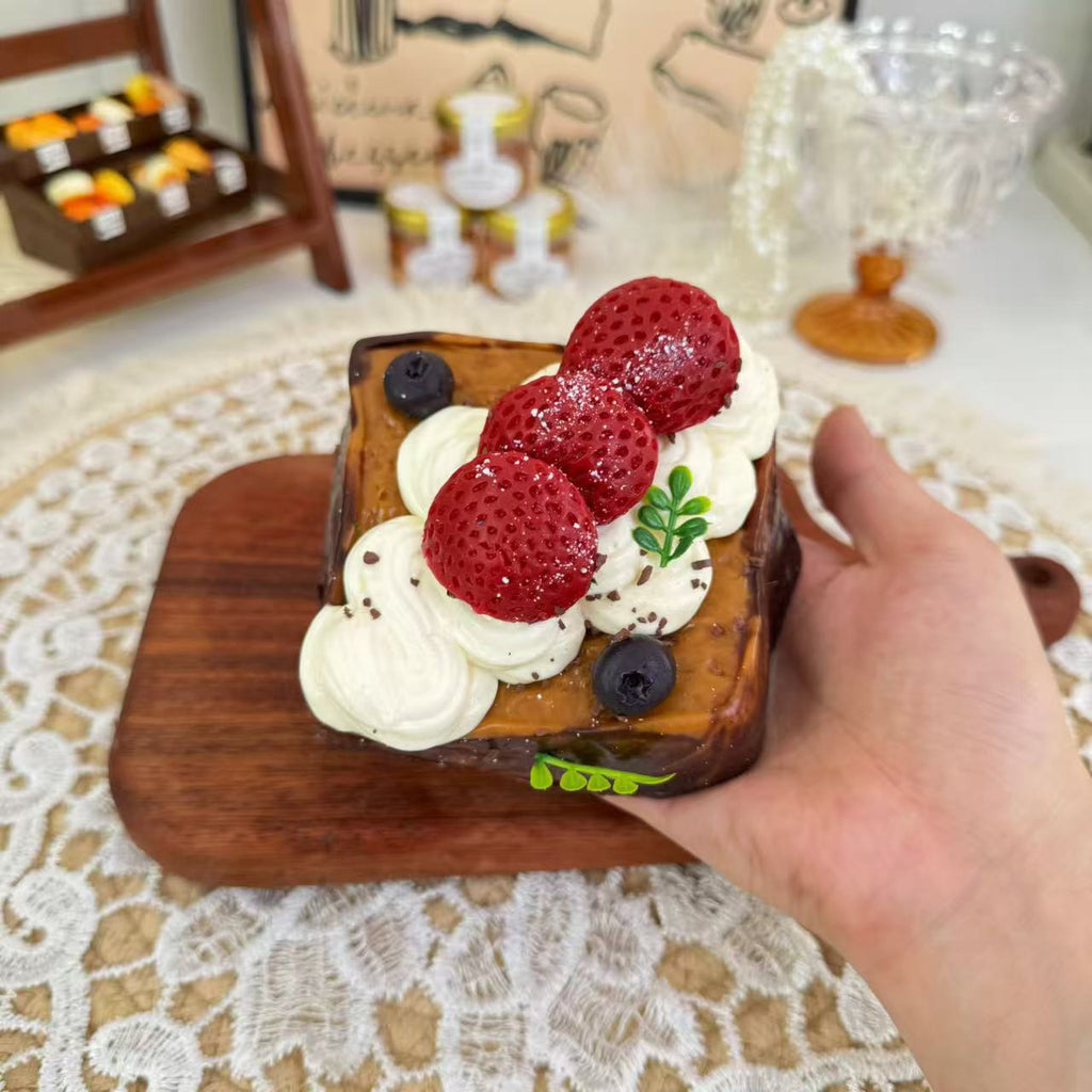 Maillard Toast Cream Mud Dry Mud Kneading Le Sense Food Grade Silicone Children's Toys Unzip Kneading Le Play