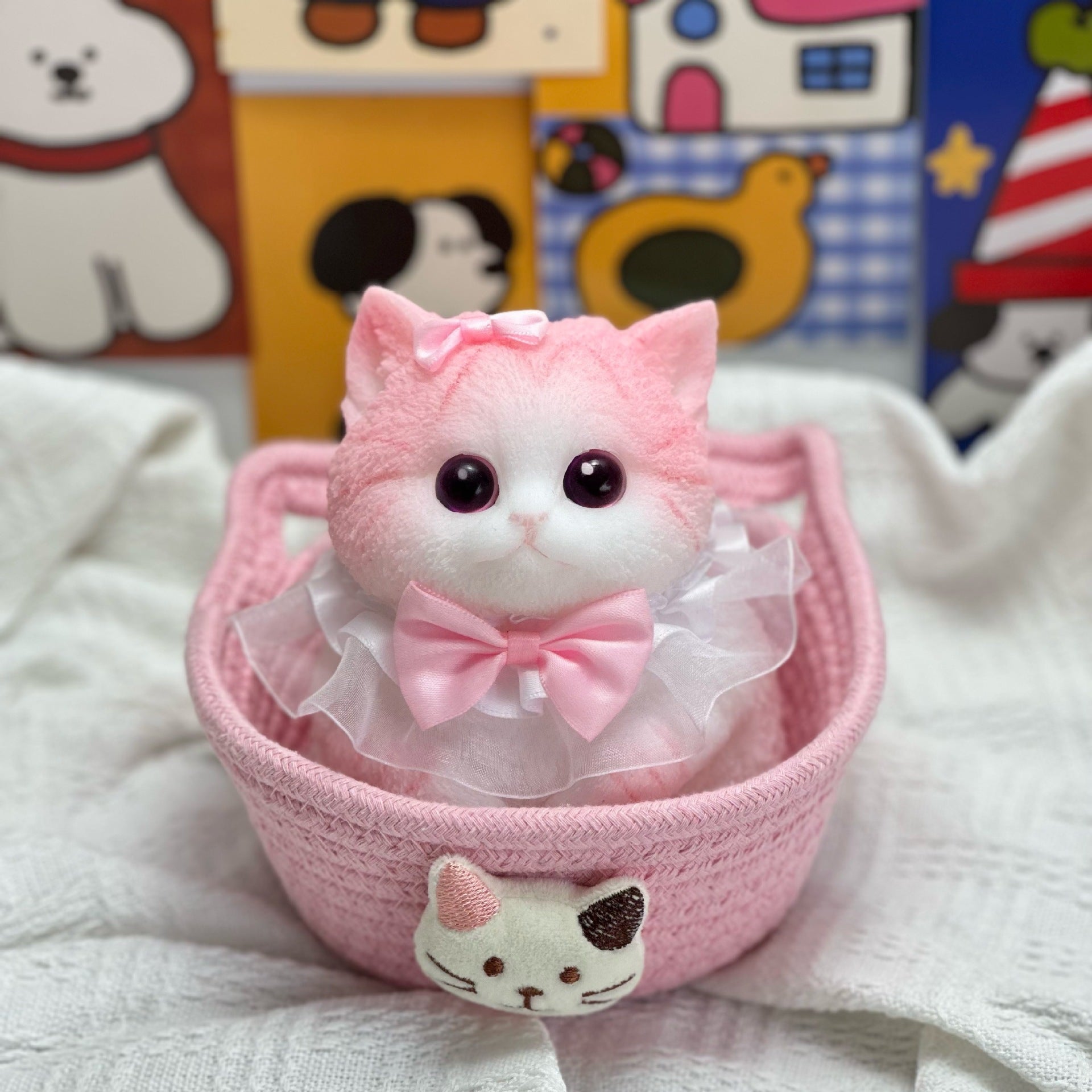 Douyin popular cat pinch music girls girlfriends niche sense decompression toys decompression birthday gift ornament wholesale