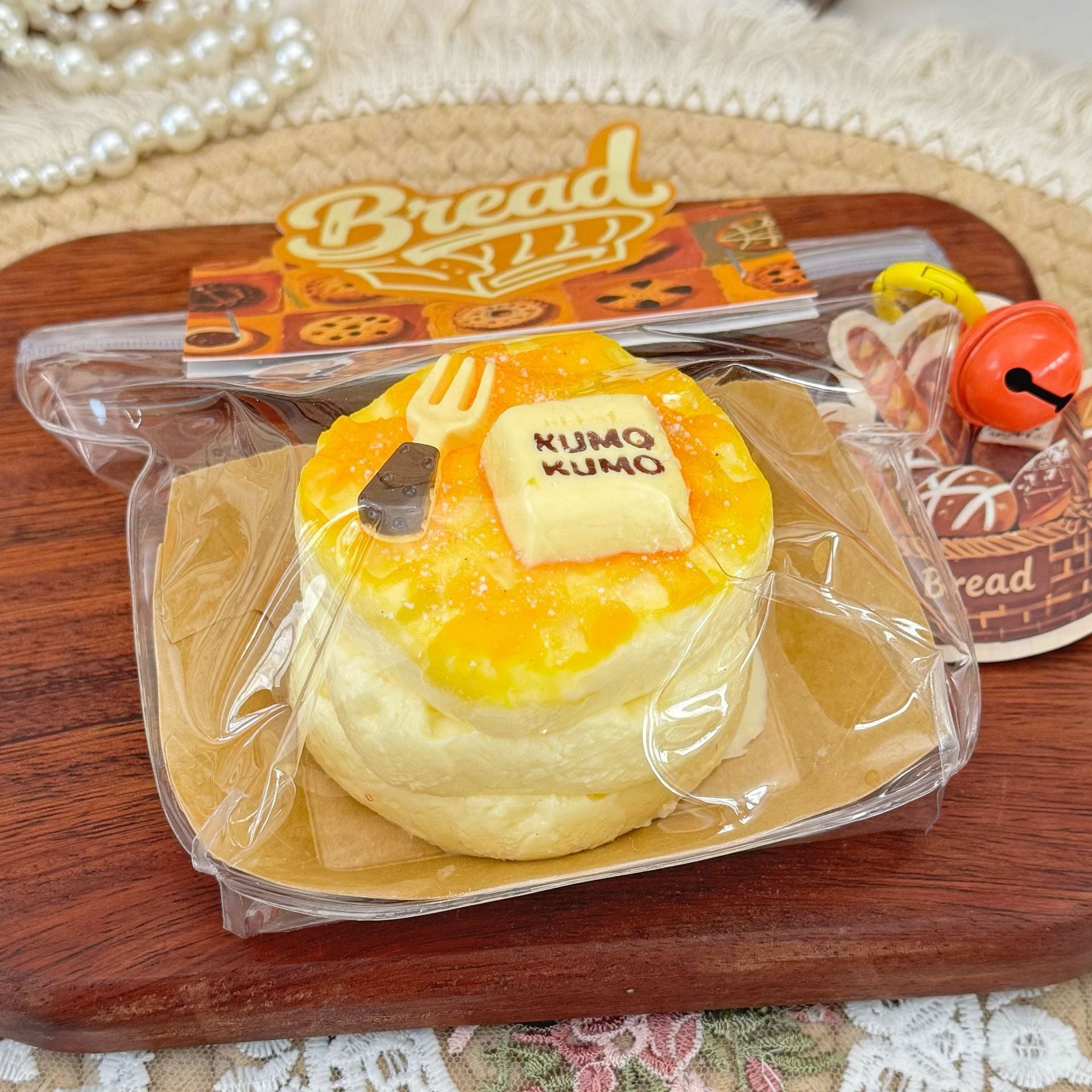 Kumo waffles, cream mud, dry bar mud, kneading music, food grade silicone children's toys, decompression, kneading music play