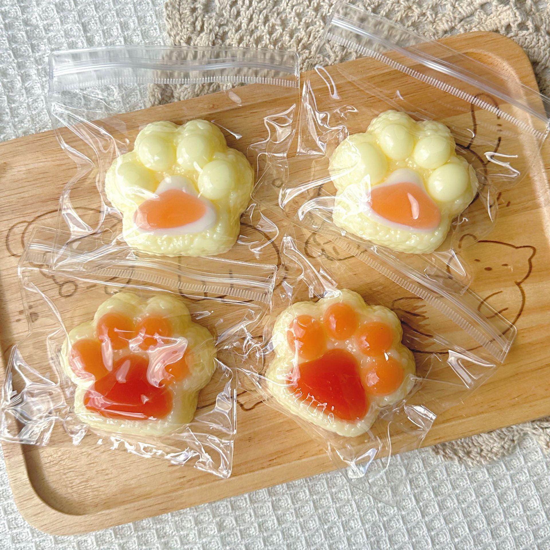 Speechless small steamed buns, pinch Le water feeling burst pulp, cream feeling decompression DIY food grade silicone homemade decompression toy