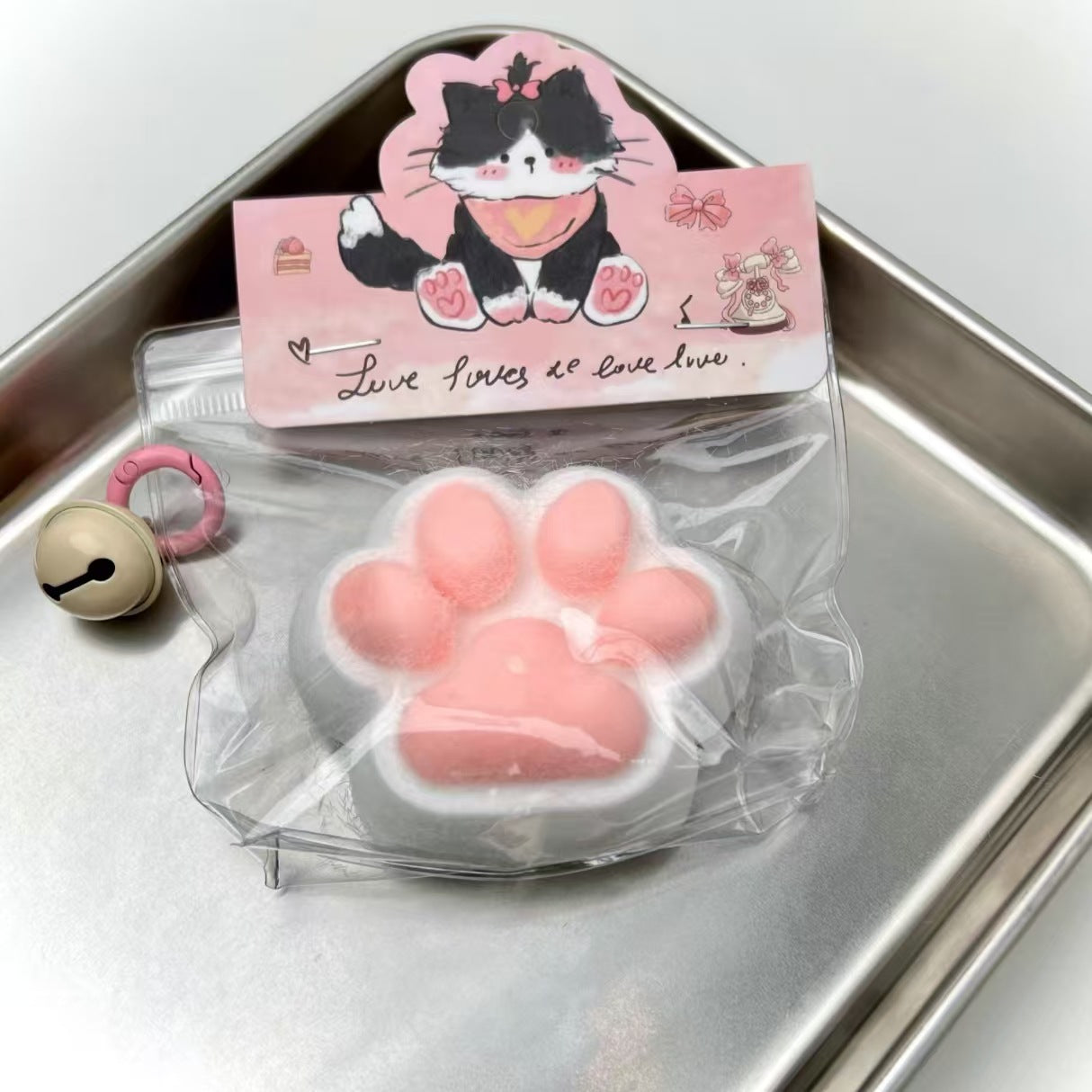 Cat's claw series cream mud dry bar mud kneading music feeling food grade silicone children's toy decompression kneading music toy