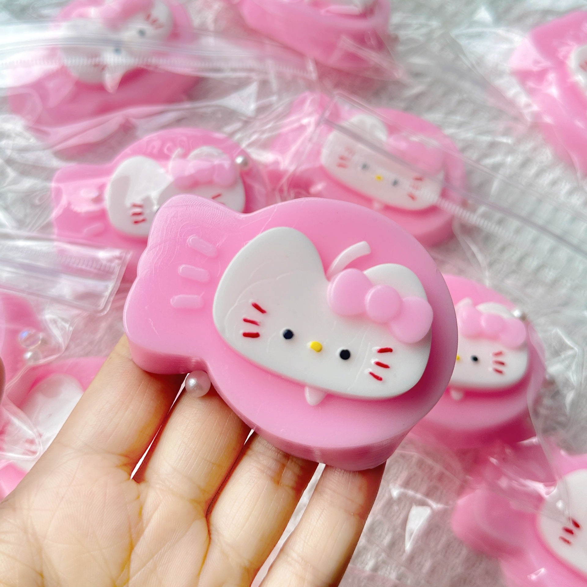 Speechless small steamed buns, pinch Le water feeling burst pulp, cream feeling decompression DIY food grade silicone homemade decompression toy