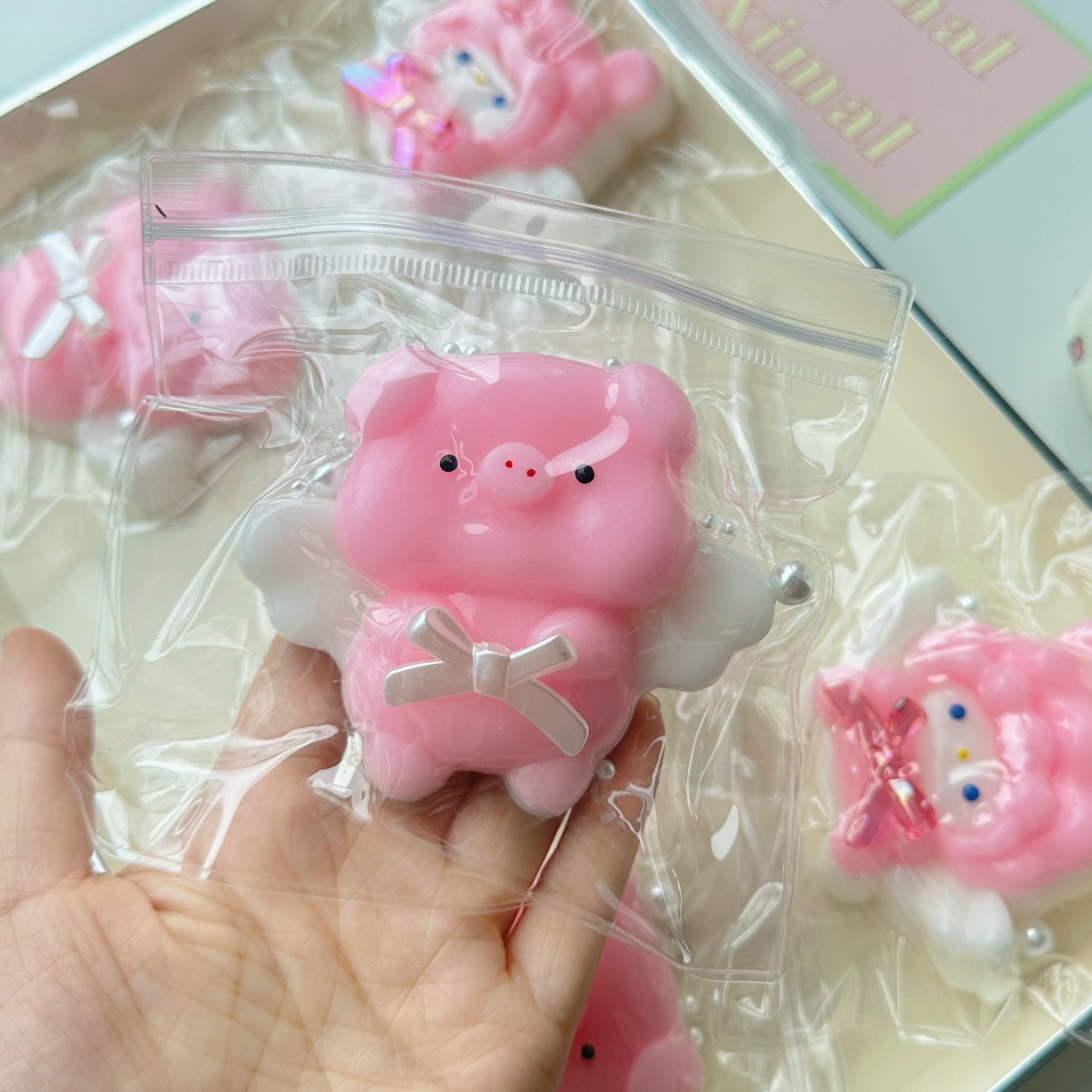 Speechless small steamed buns, pinch Le water feeling burst pulp, cream feeling decompression DIY food grade silicone homemade decompression toy