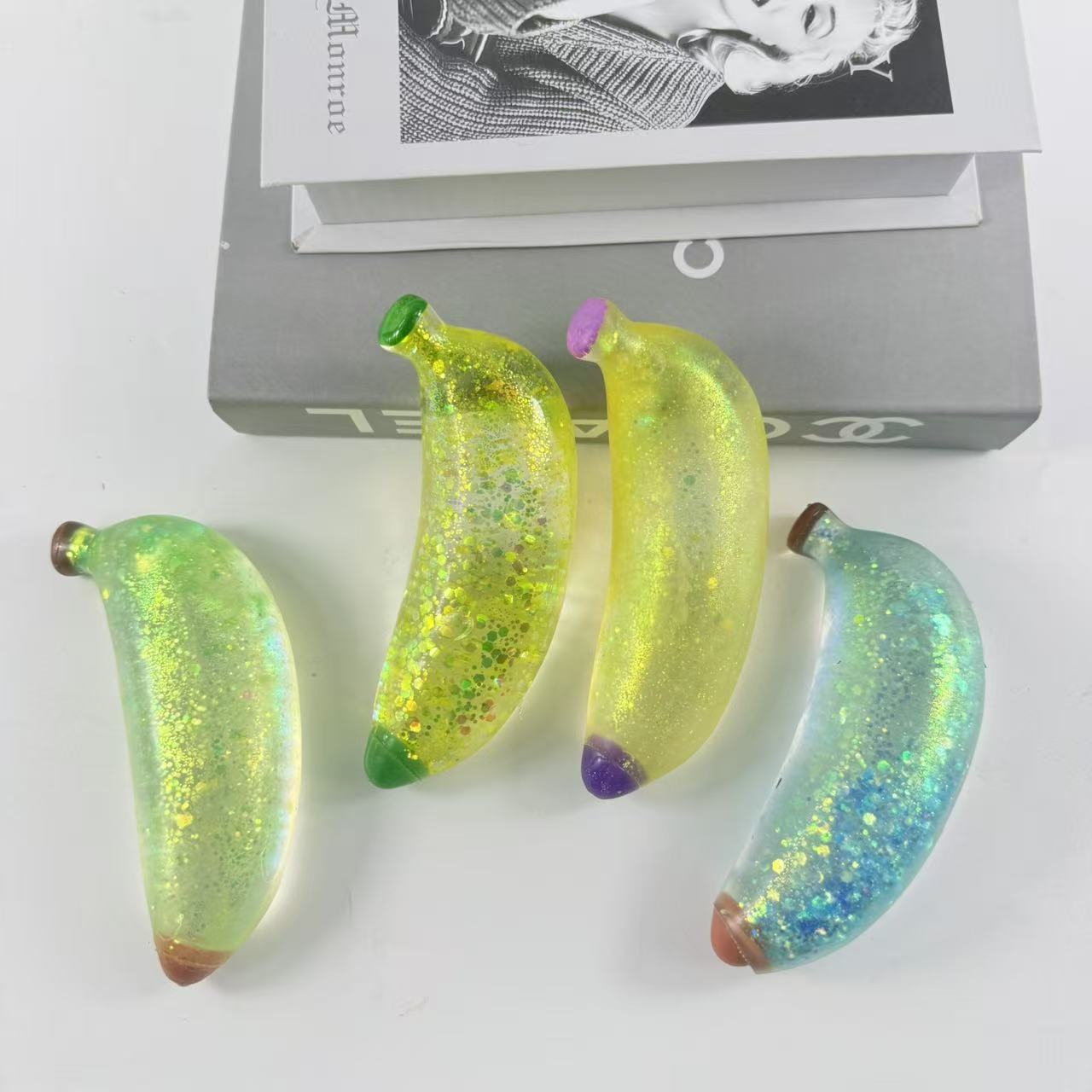 TPR Pinch Music Toys Big Mac Big Banana Pinch Music Simulation Fruit Banana Decompression Vent Adult Toys