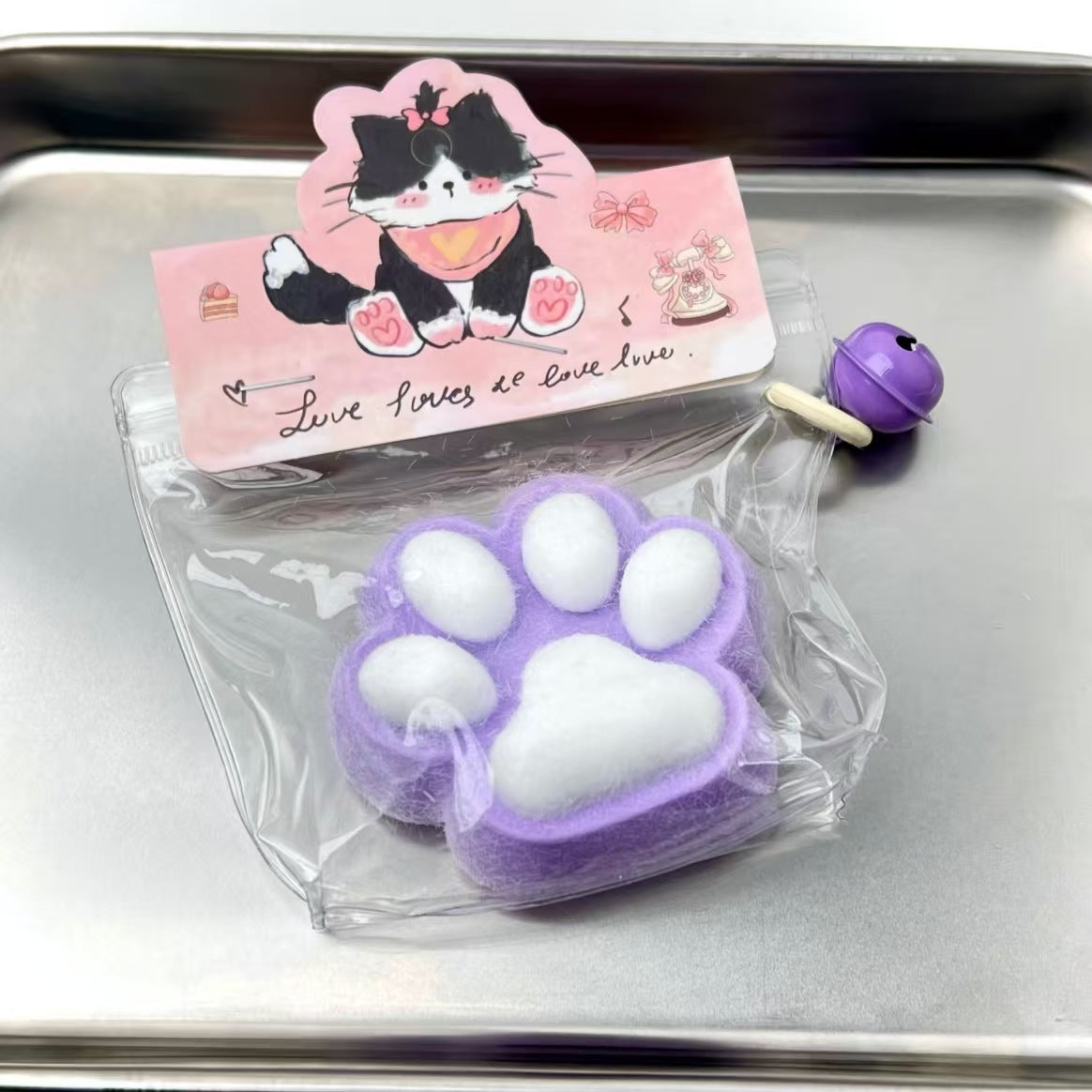 Cat's claw series cream mud dry bar mud kneading music feeling food grade silicone children's toy decompression kneading music toy