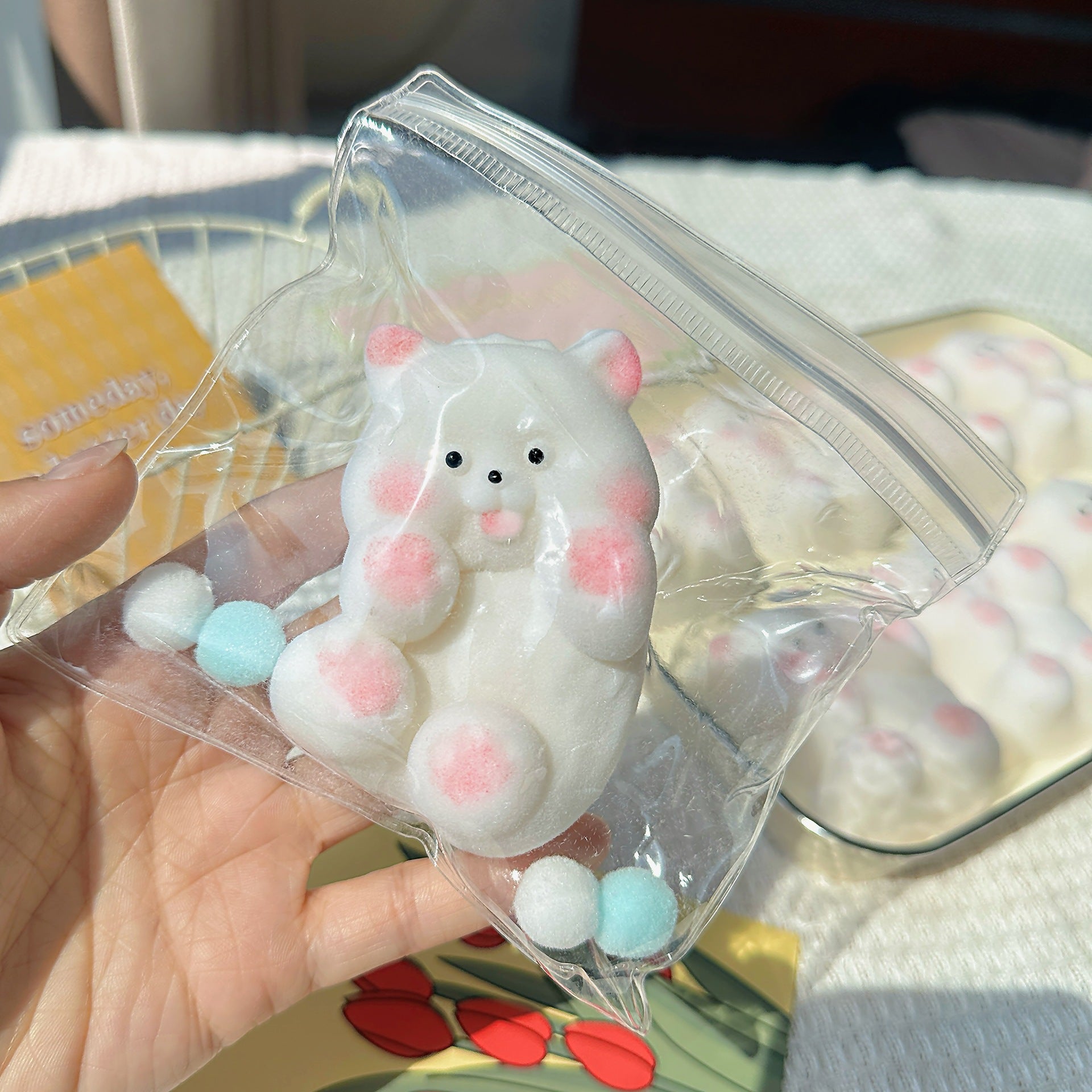 Speechless small steamed buns, pinch Le water feeling burst pulp, cream feeling decompression DIY food grade silicone homemade decompression toy