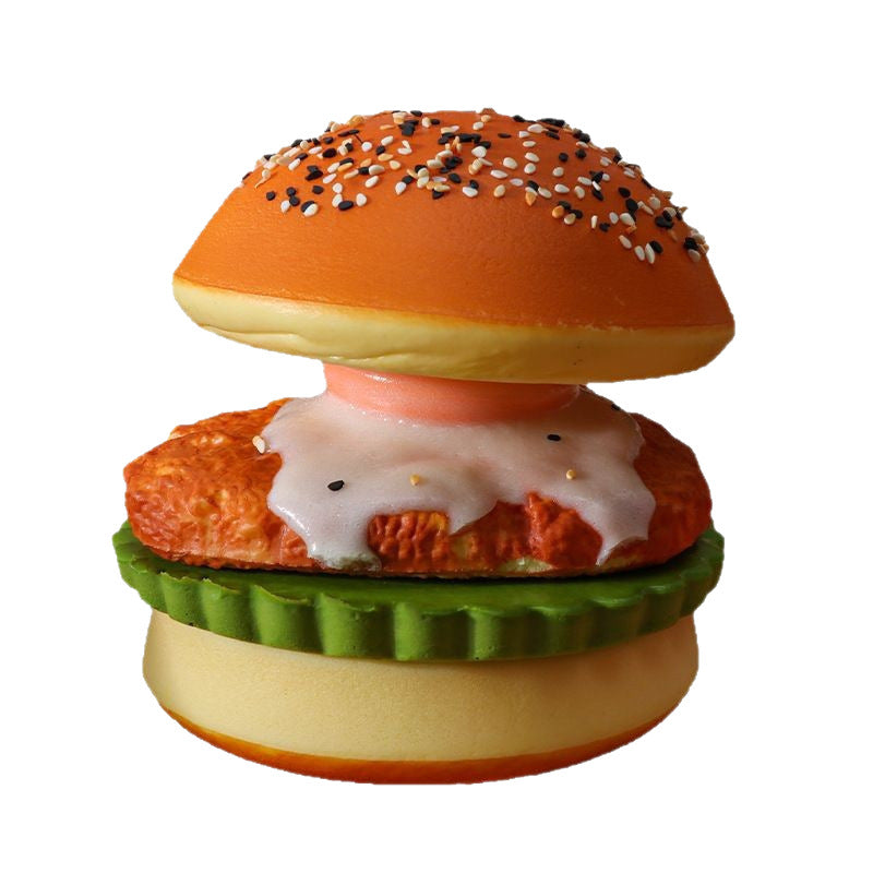 Wet soft slow rebound hamburger pinch music children students office workers decompression artifact toys novel decompression puzzle