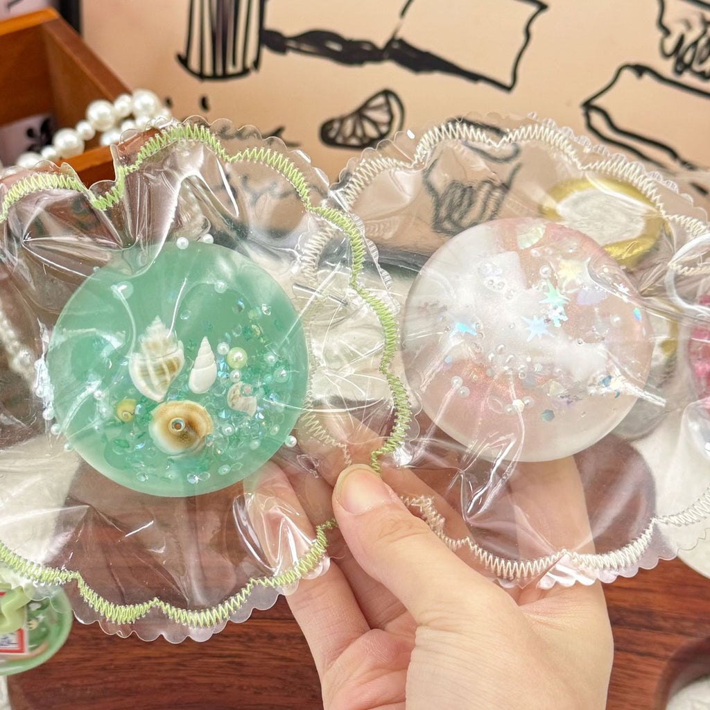 Ocean ball cream mud dry bar mud kneading music feeling food grade silicone children's toy decompression kneading music toy