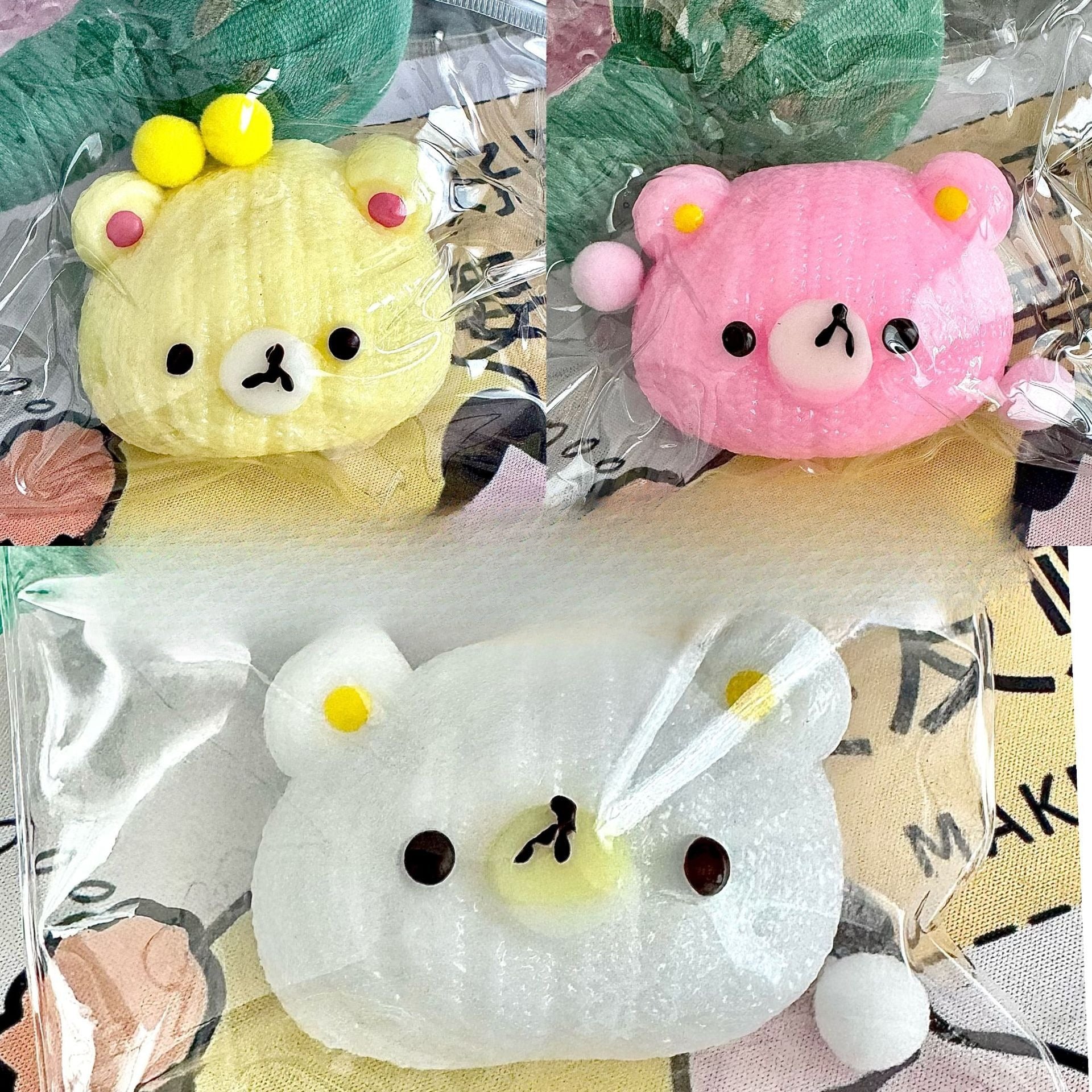 Speechless small steamed buns, pinch Le water feeling burst pulp, cream feeling decompression DIY food grade silicone homemade decompression toy