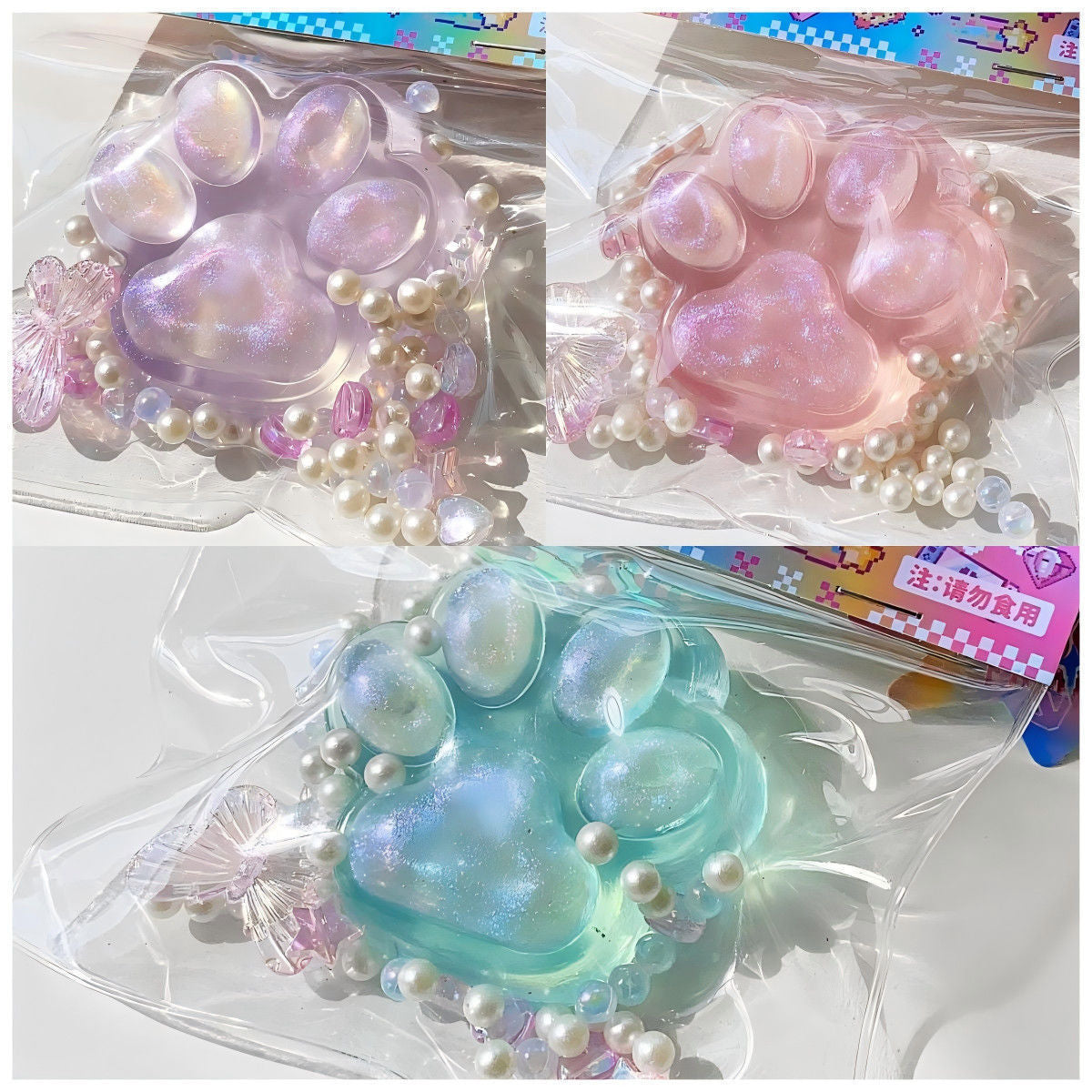 Speechless small steamed buns, pinch Le water feeling burst pulp, cream feeling decompression DIY food grade silicone homemade decompression toy