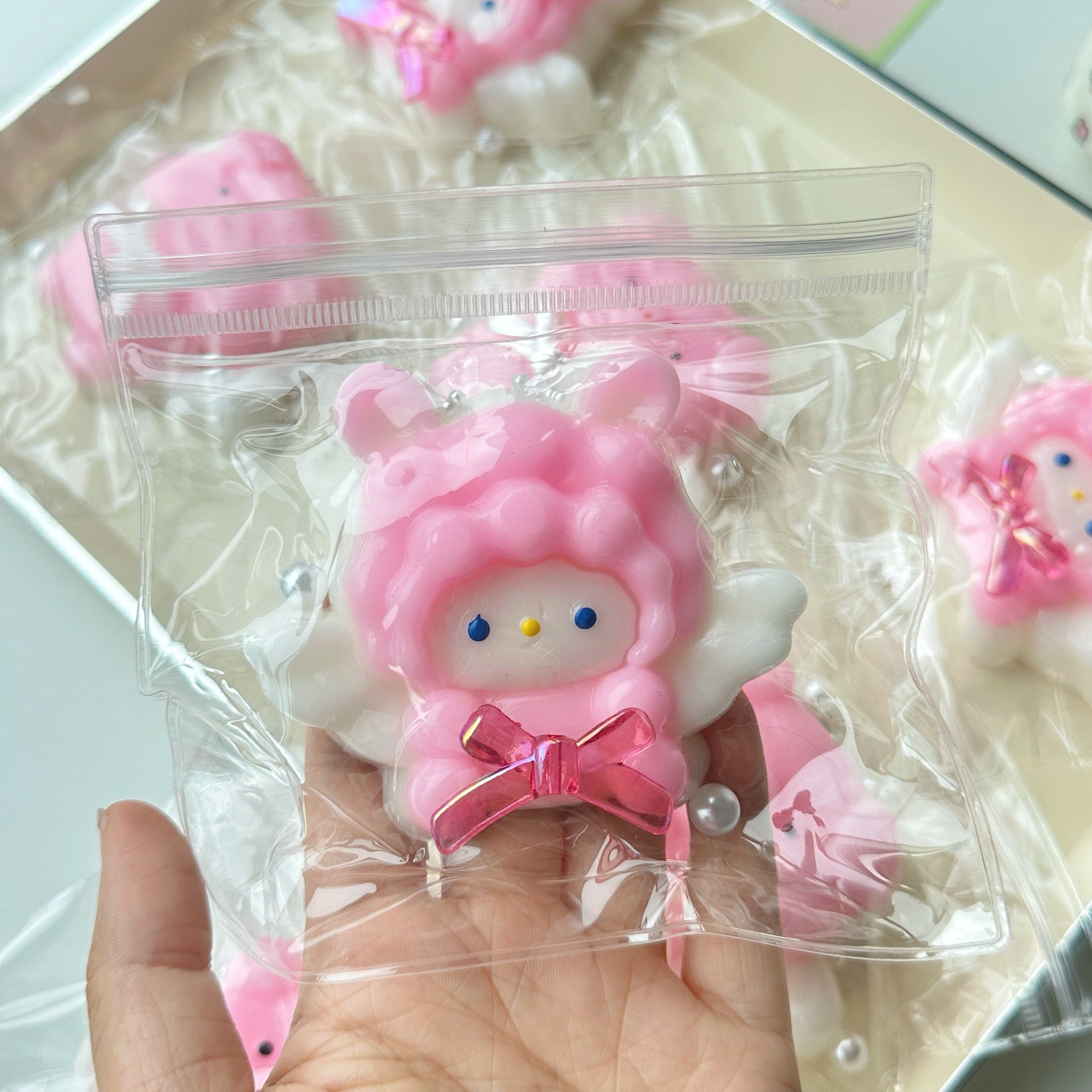 Speechless small steamed buns, pinch Le water feeling burst pulp, cream feeling decompression DIY food grade silicone homemade decompression toy