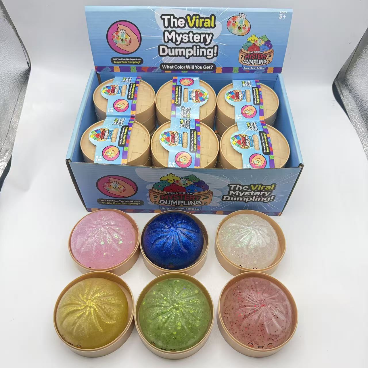 New ice cream popsicle popsicle pinch music decompression decompression toy slow rebound creative vent ice cream rainbow color