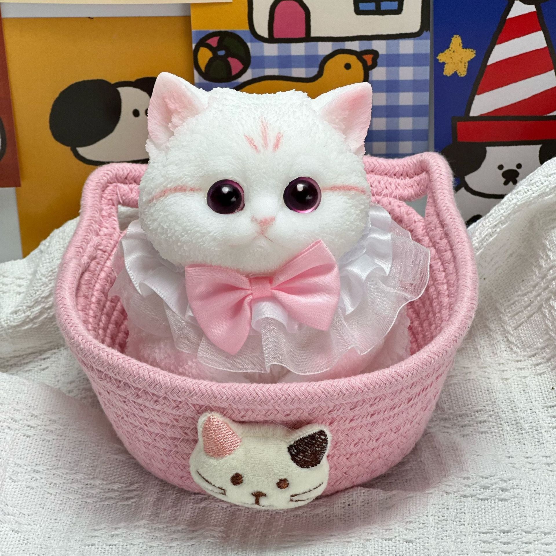Douyin popular cat pinch music girls girlfriends niche sense decompression toys decompression birthday gift ornament wholesale