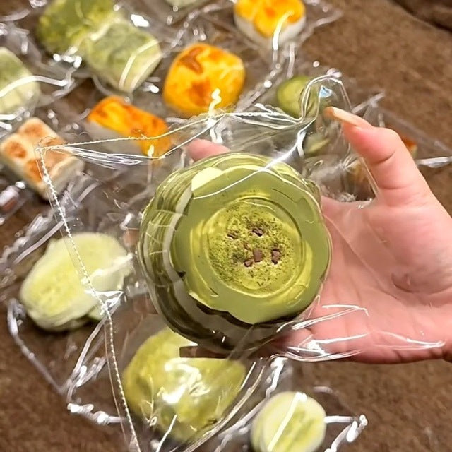 Food-grade silicone matcha smudged chocolate big pudding rebound toy cute high-value students vent and decompress