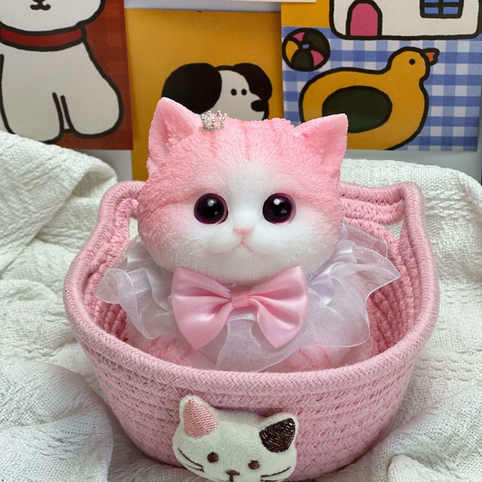 Douyin popular cat pinch music girls girlfriends niche sense decompression toys decompression birthday gift ornament wholesale