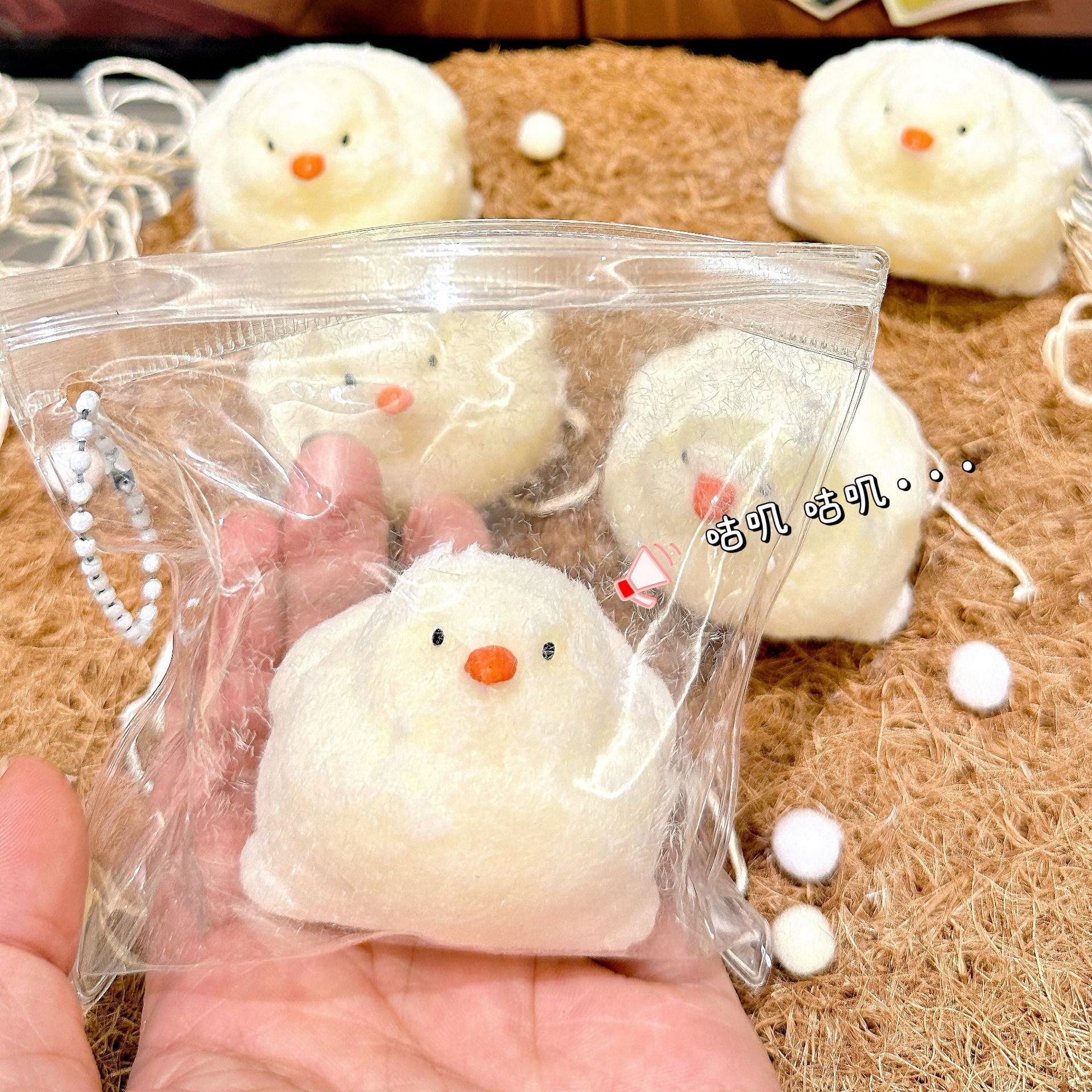 Speechless small steamed buns, pinch Le water feeling burst pulp, cream feeling decompression DIY food grade silicone homemade decompression toy